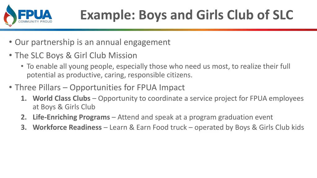 example boys and girls club of slc