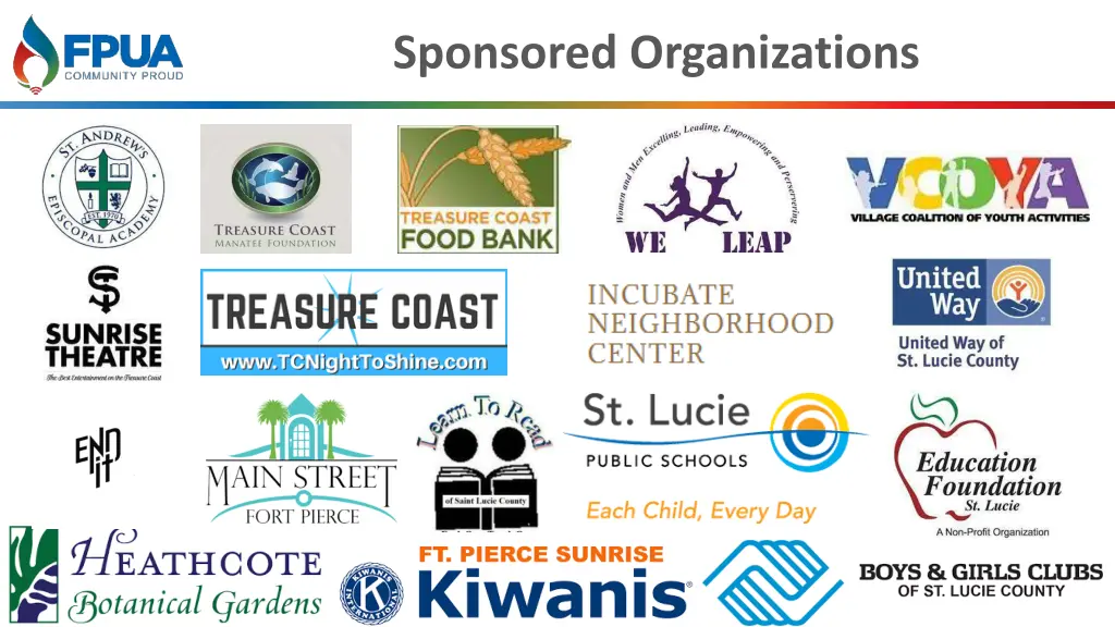 sponsored organizations