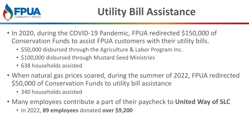 utility bill assistance