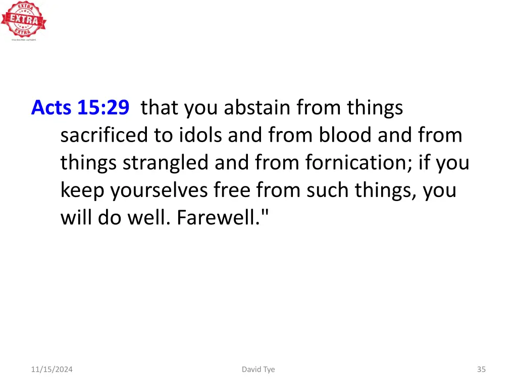 acts 15 29 that you abstain from things