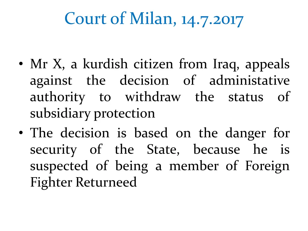 court of milan 14 7 2017