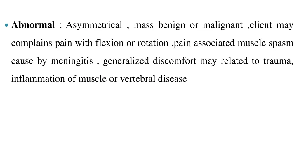 abnormal asymmetrical mass benign or malignant