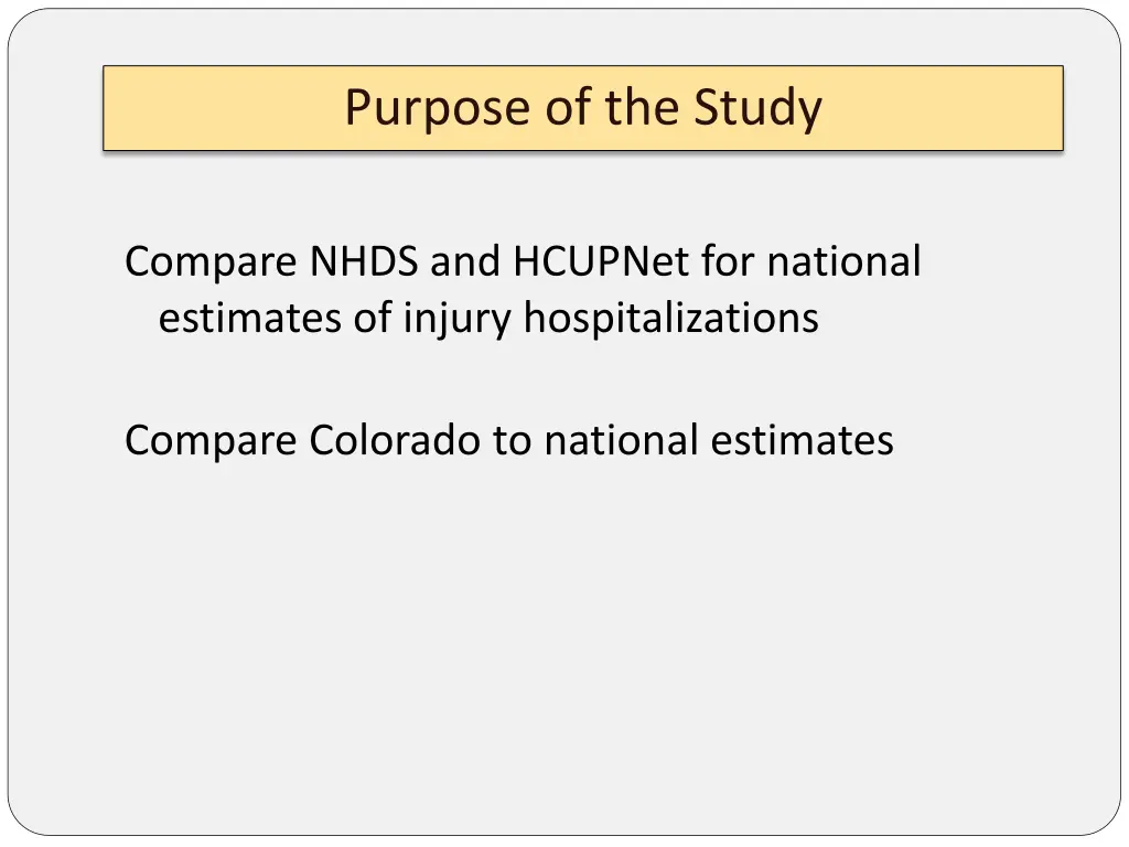 purpose of the study