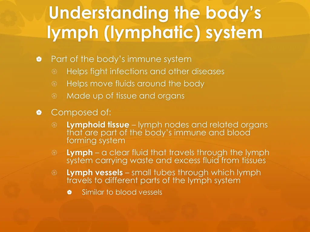 understanding the body s lymph lymphatic system