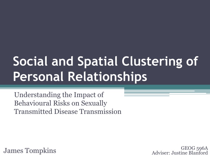 social and spatial clustering of personal