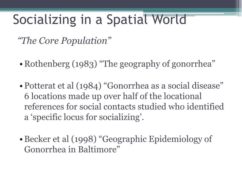 socializing in a spatial world