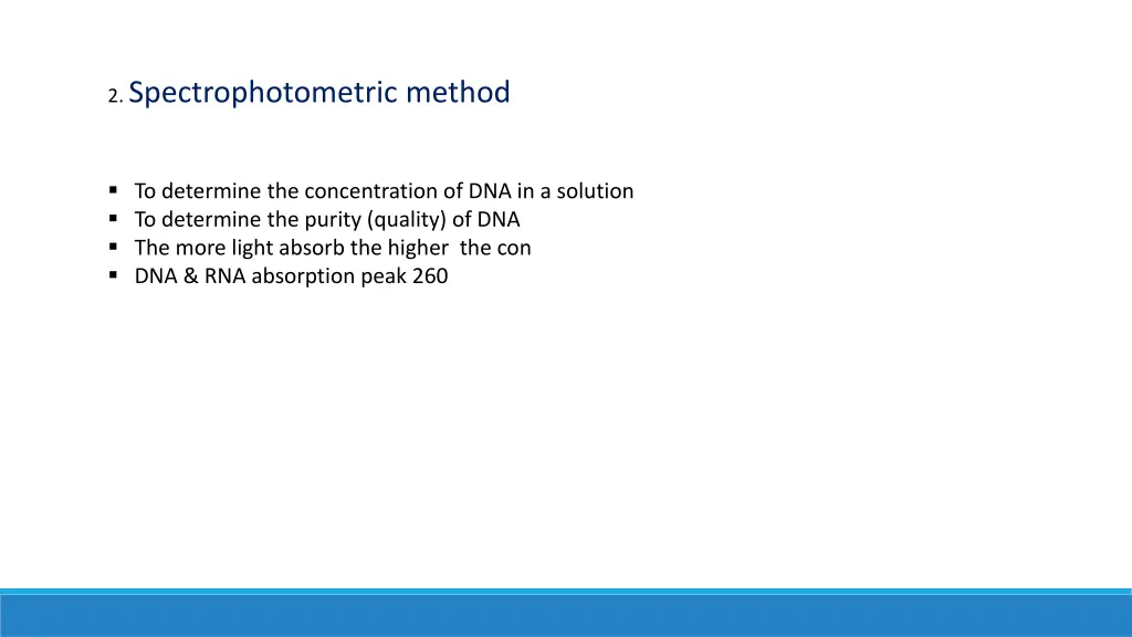 2 spectrophotometric method