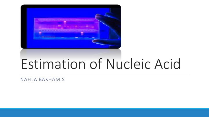 estimation of nucleic acid