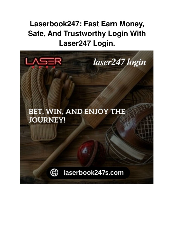 laserbook247 fast earn money safe and trustworthy