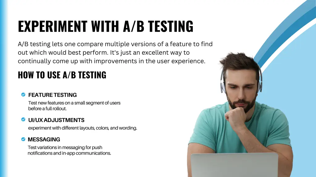 experiment with a b testing