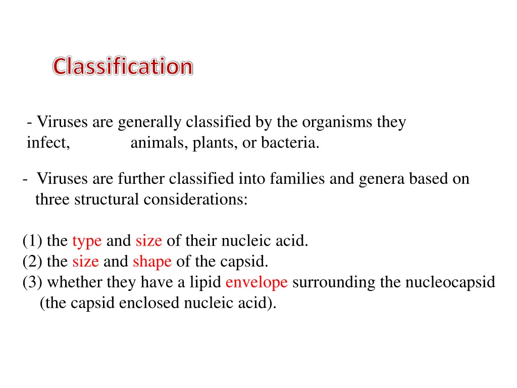 classification