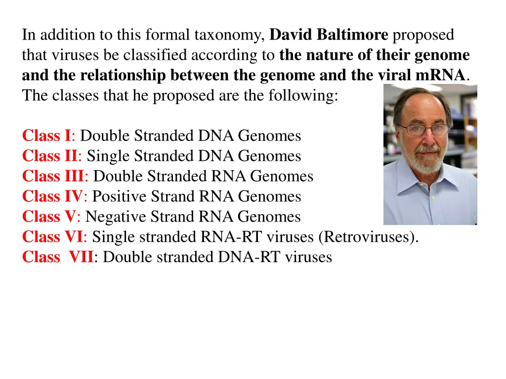 in addition to this formal taxonomy david