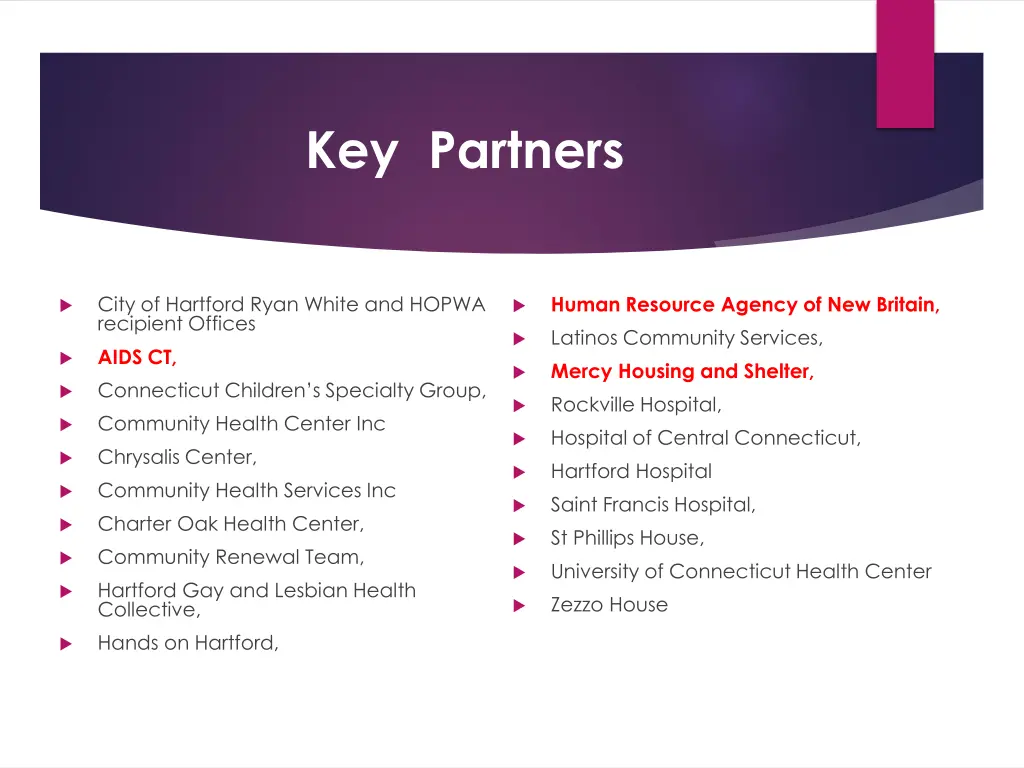 key partners