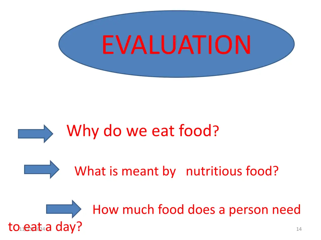 evaluation