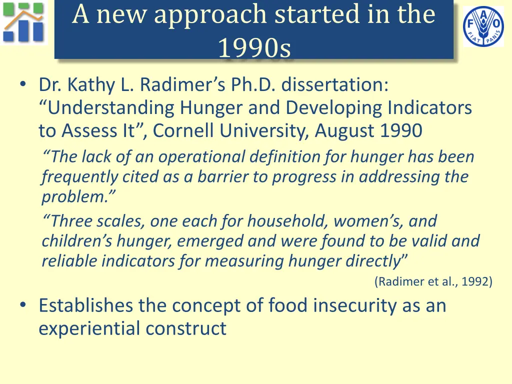 a new approach started in the 1990s dr kathy