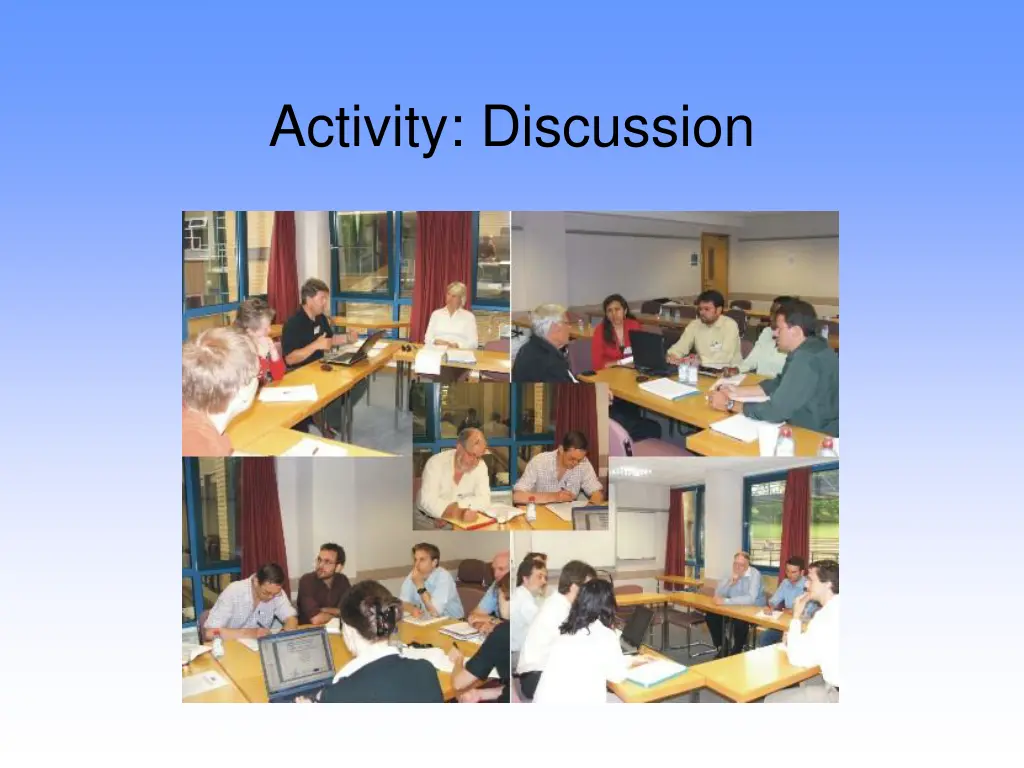 activity discussion