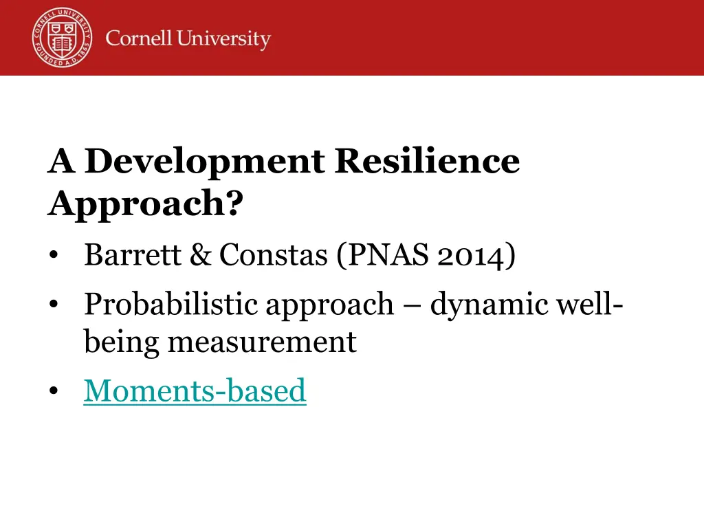 a development resilience approach barrett constas