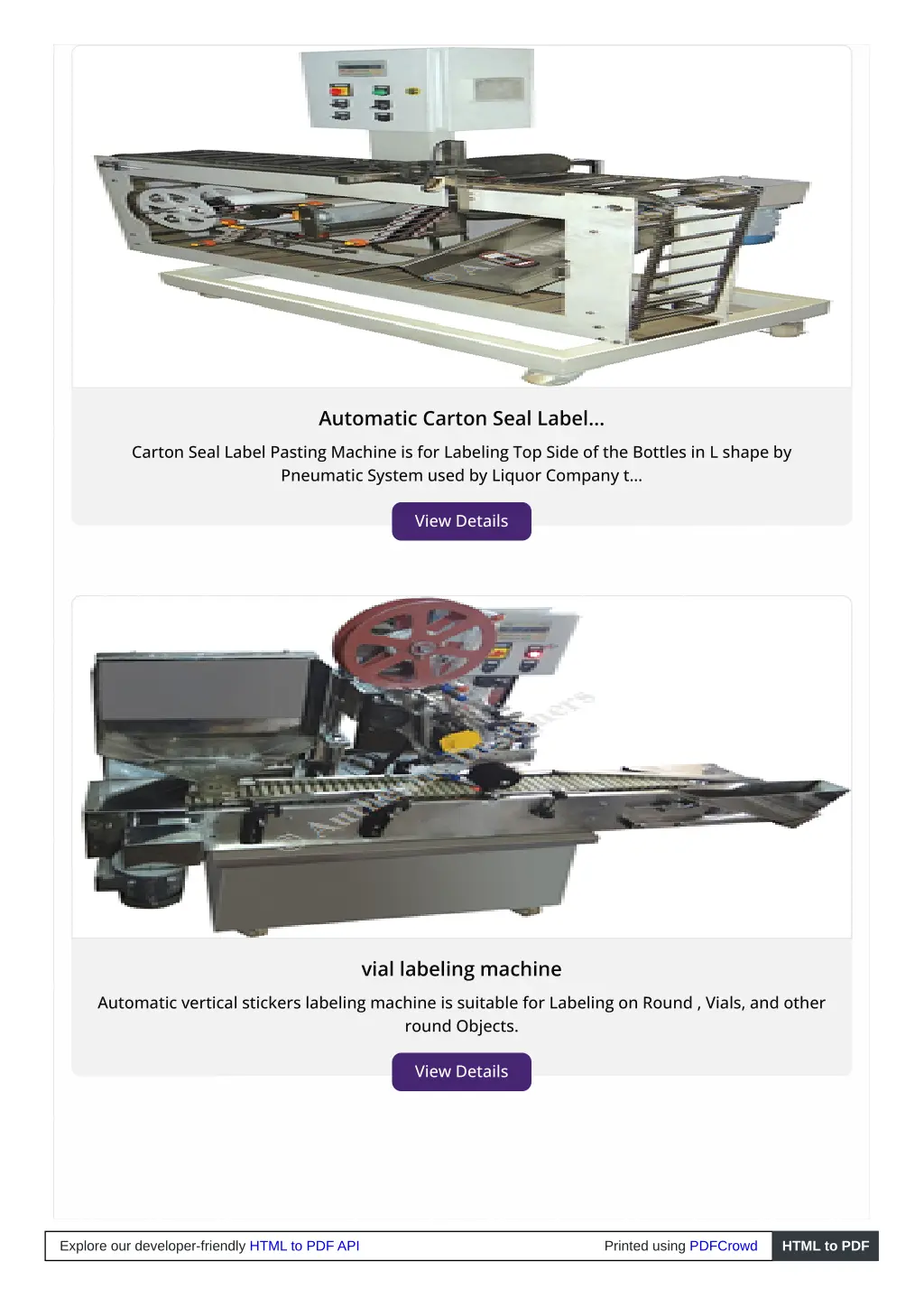 automatic carton seal label