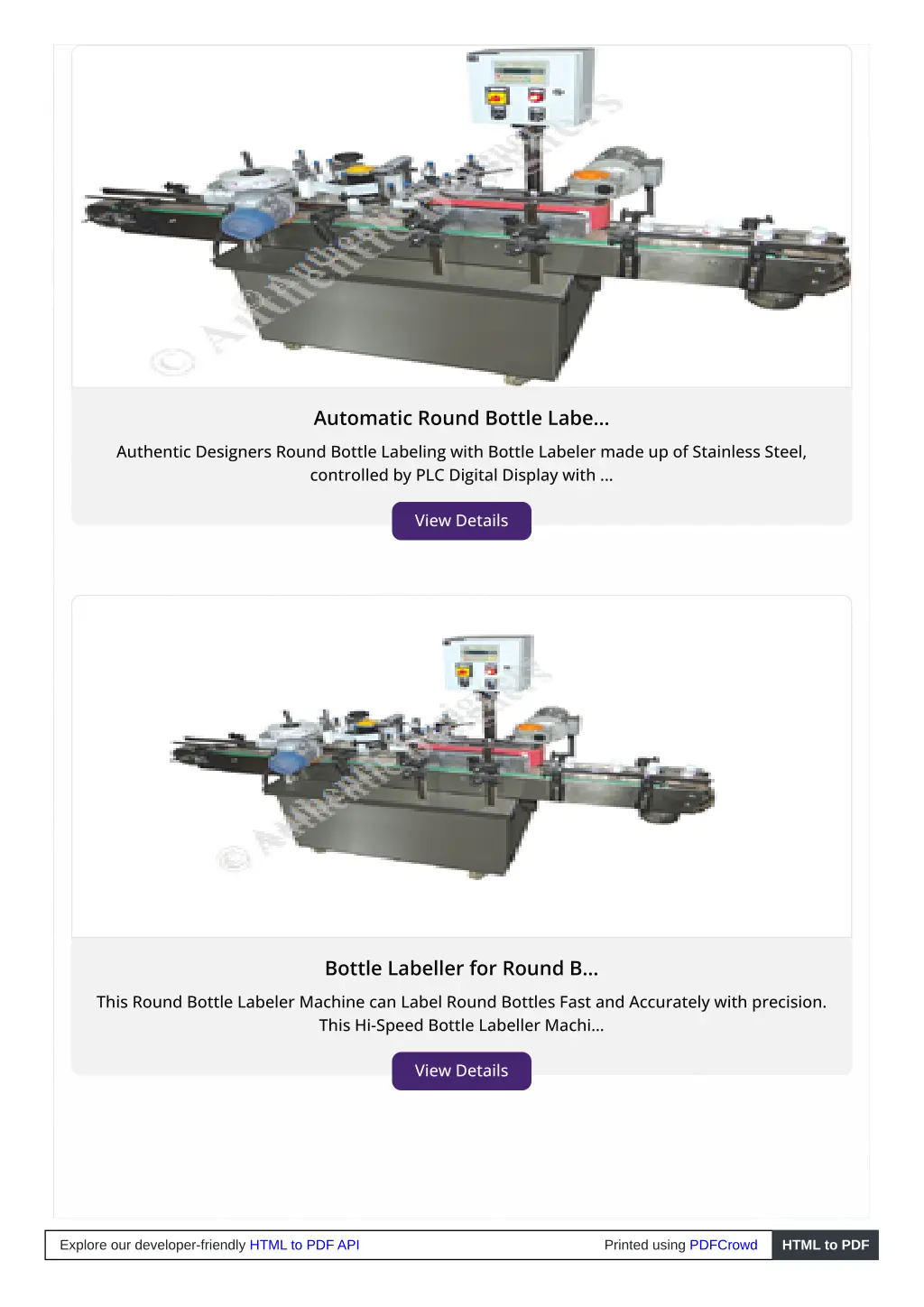 automatic round bottle labe