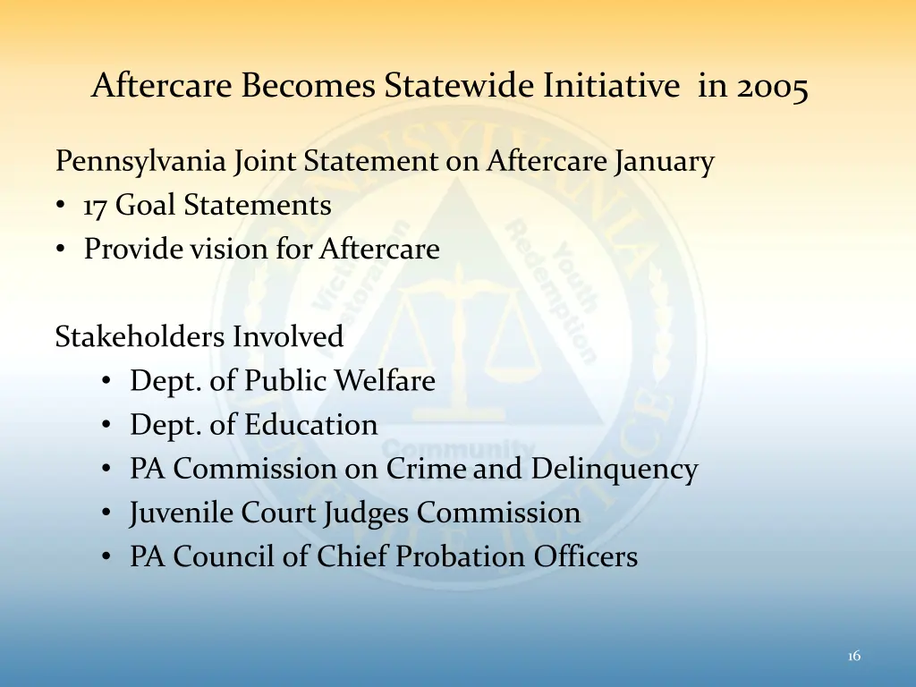 aftercare becomes statewide initiative in 2005