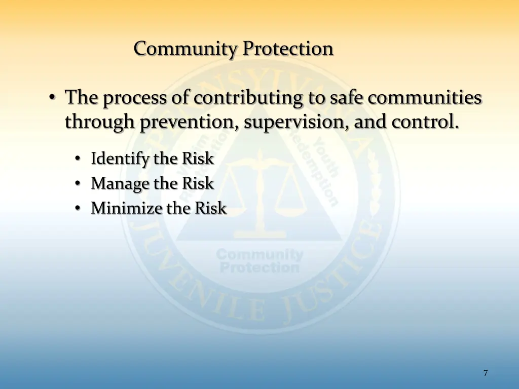 community protection