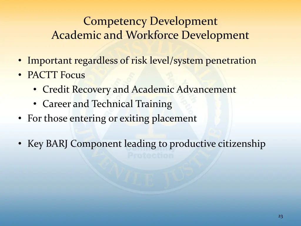 competency development academic and workforce