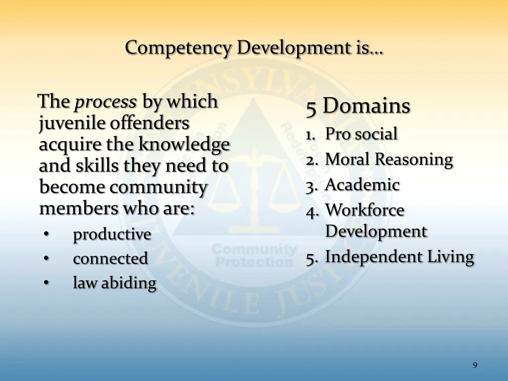 competency development is