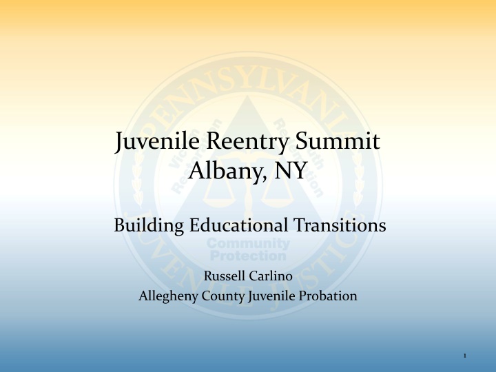 juvenile reentry summit albany ny