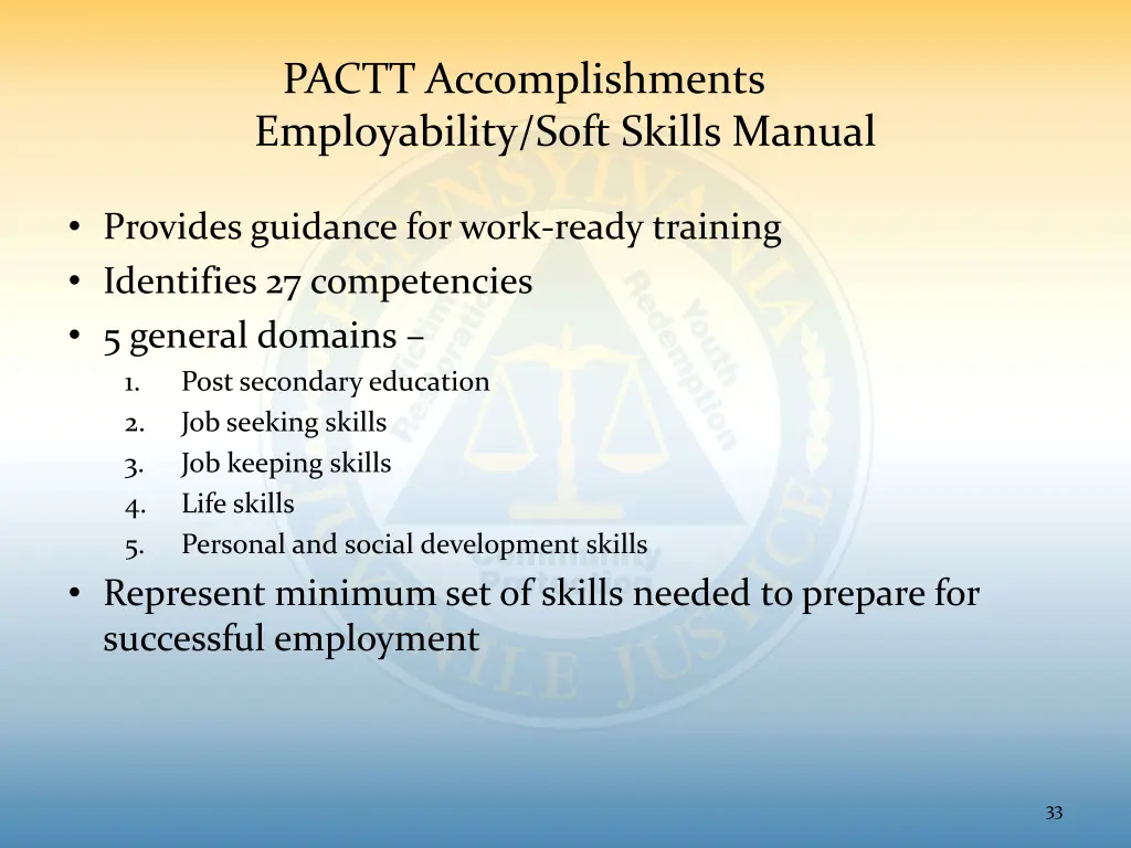 pactt accomplishments employability soft skills