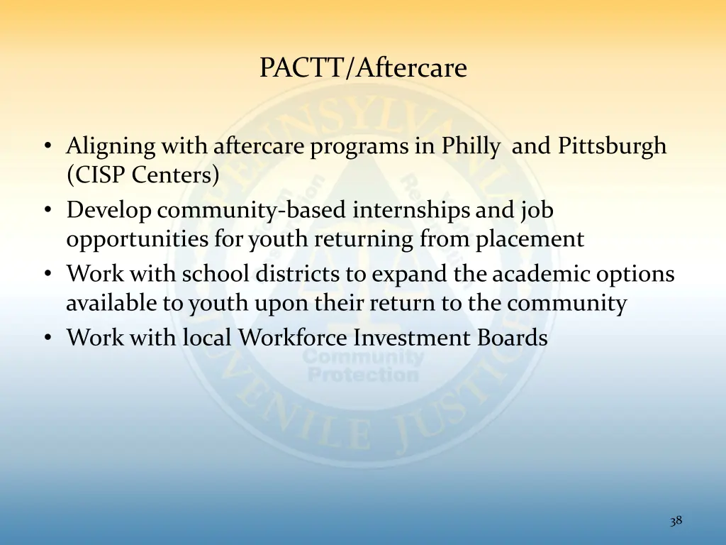 pactt aftercare