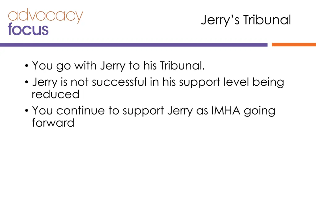 jerry s tribunal