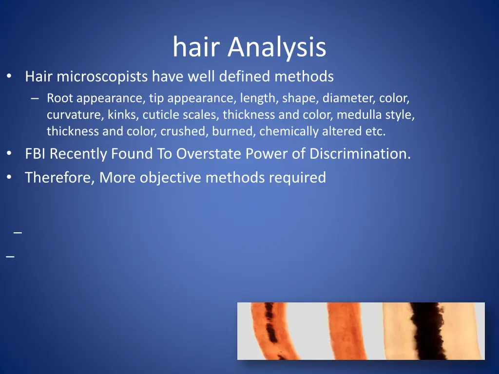 hair analysis