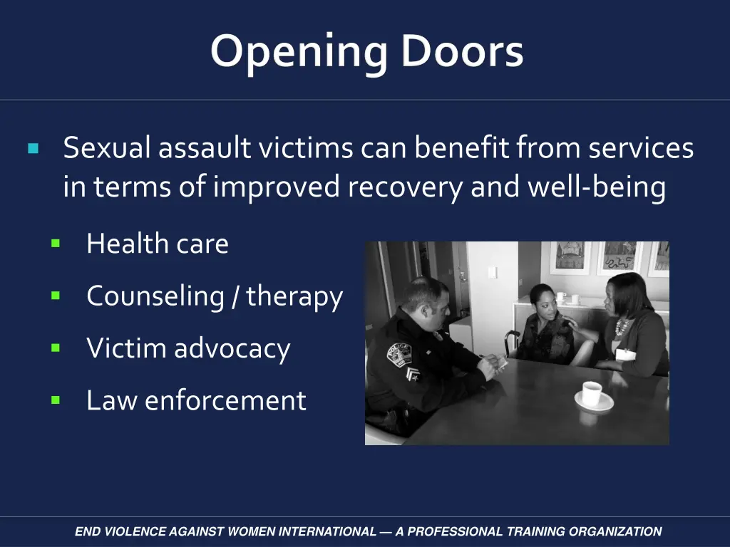 sexual assault victims can benefit from services