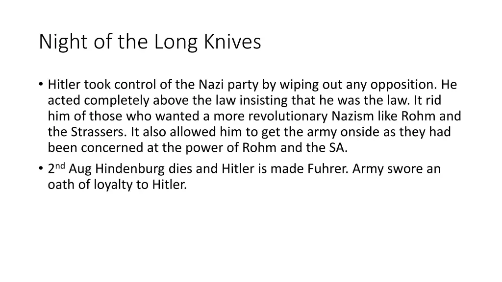 night of the long knives 1