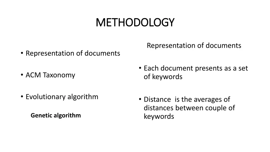 methodology methodology