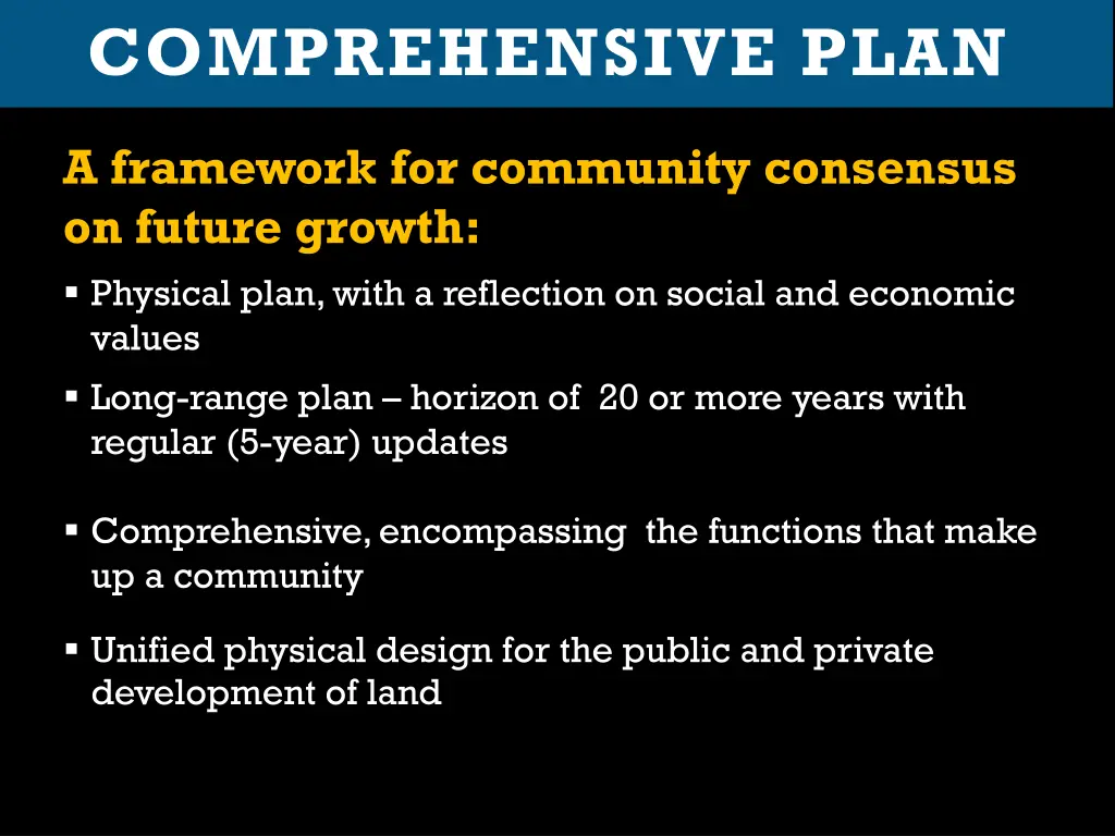 comprehensive plan 2