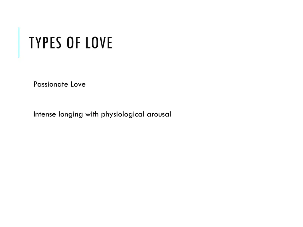 types of love 1