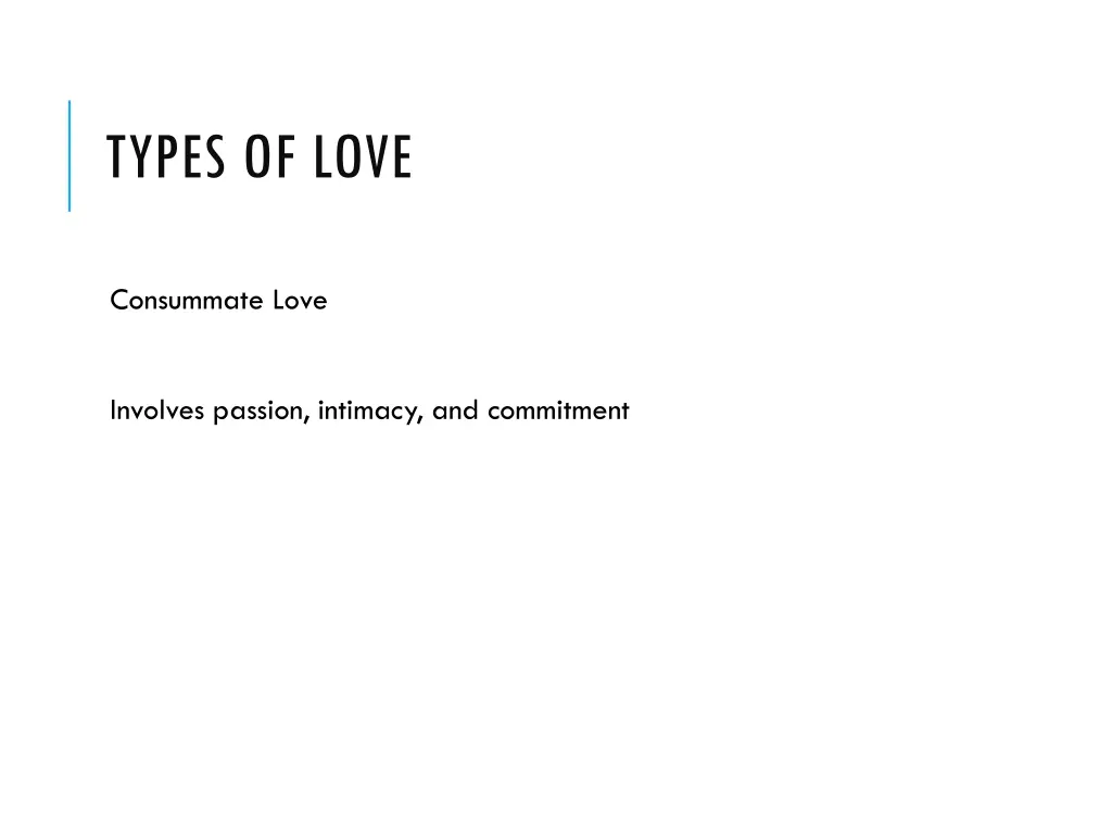 types of love 2