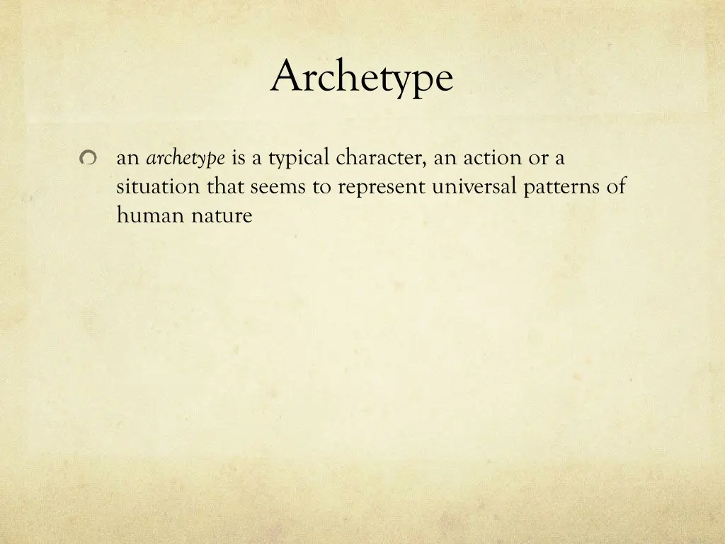 archetype