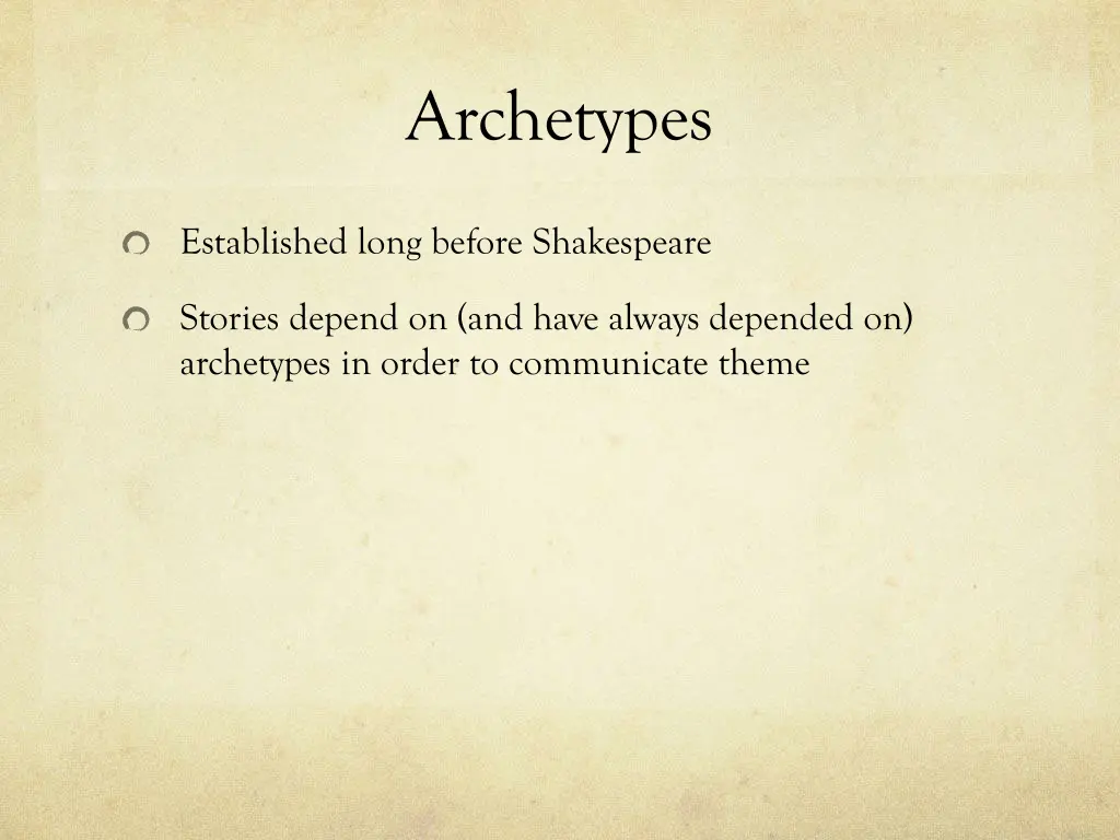 archetypes