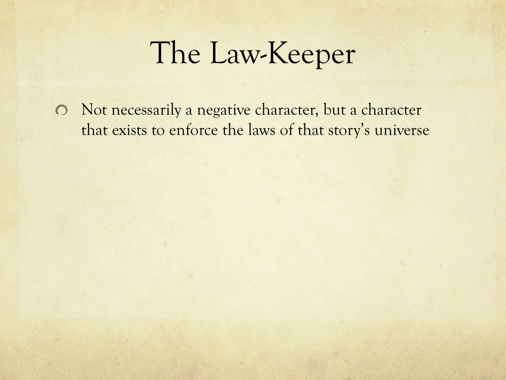 the law keeper