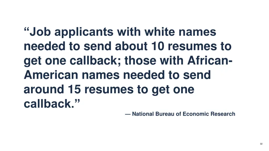 job applicants with white names needed to send