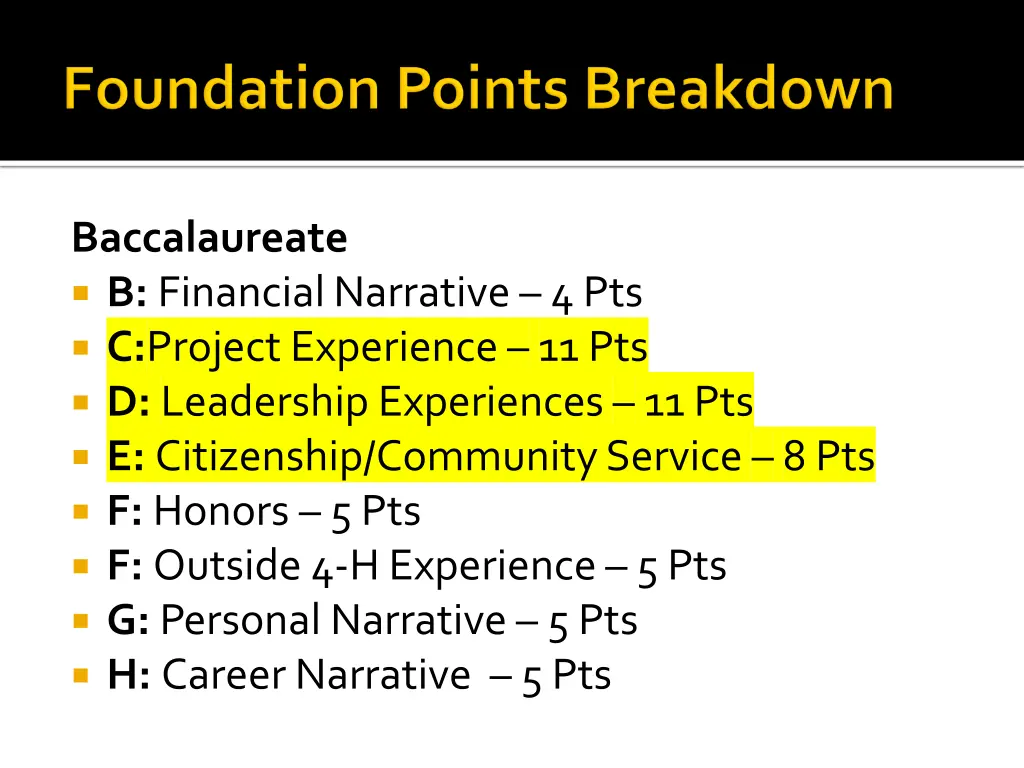 baccalaureate b financial narrative