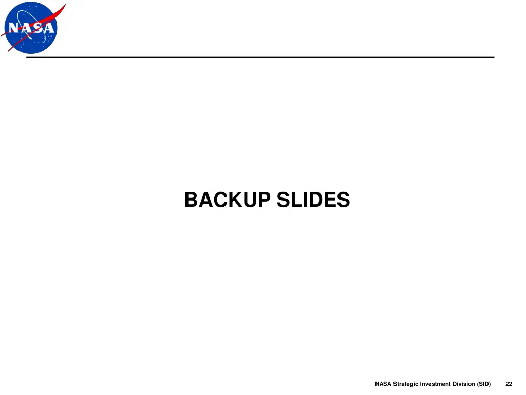 backup slides