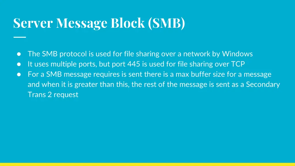 server message block smb