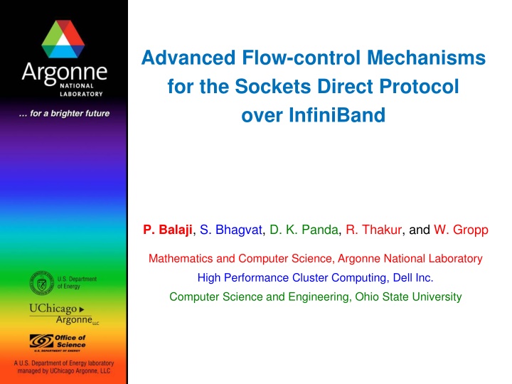 advanced flow control mechanisms for the sockets