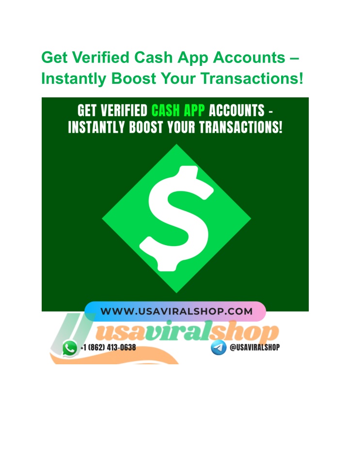 get verified cash app accounts instantly boost