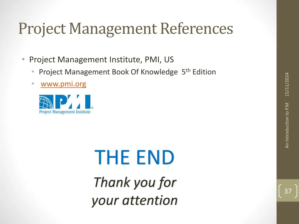 project management references