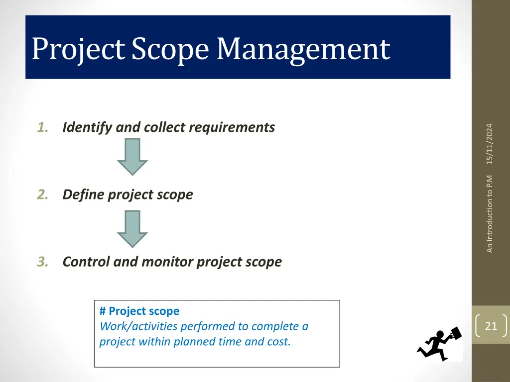 project scope management