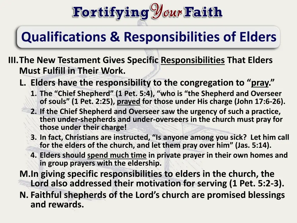 qualifications responsibilities of elders 4